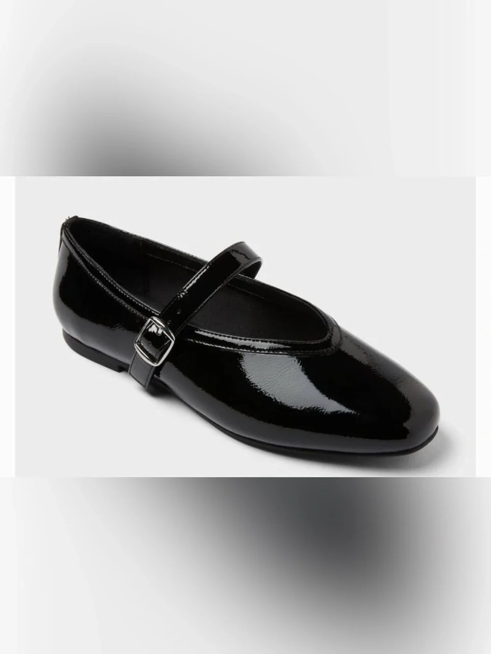 A New Day Women Patent Mary Jane style Shoes size 7 w memory foam